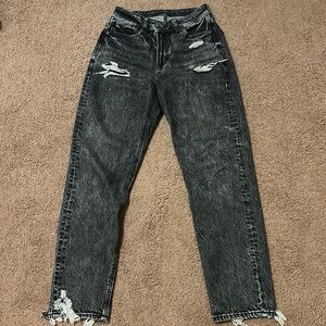 American Eagle Cross-Over Mom Jeans